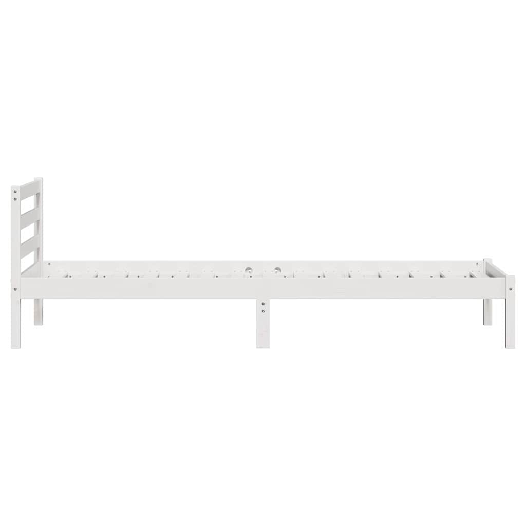 Cadre de lit Blanc 208.6 x 157.6 x 69.4 cm Pin massif - XIOS