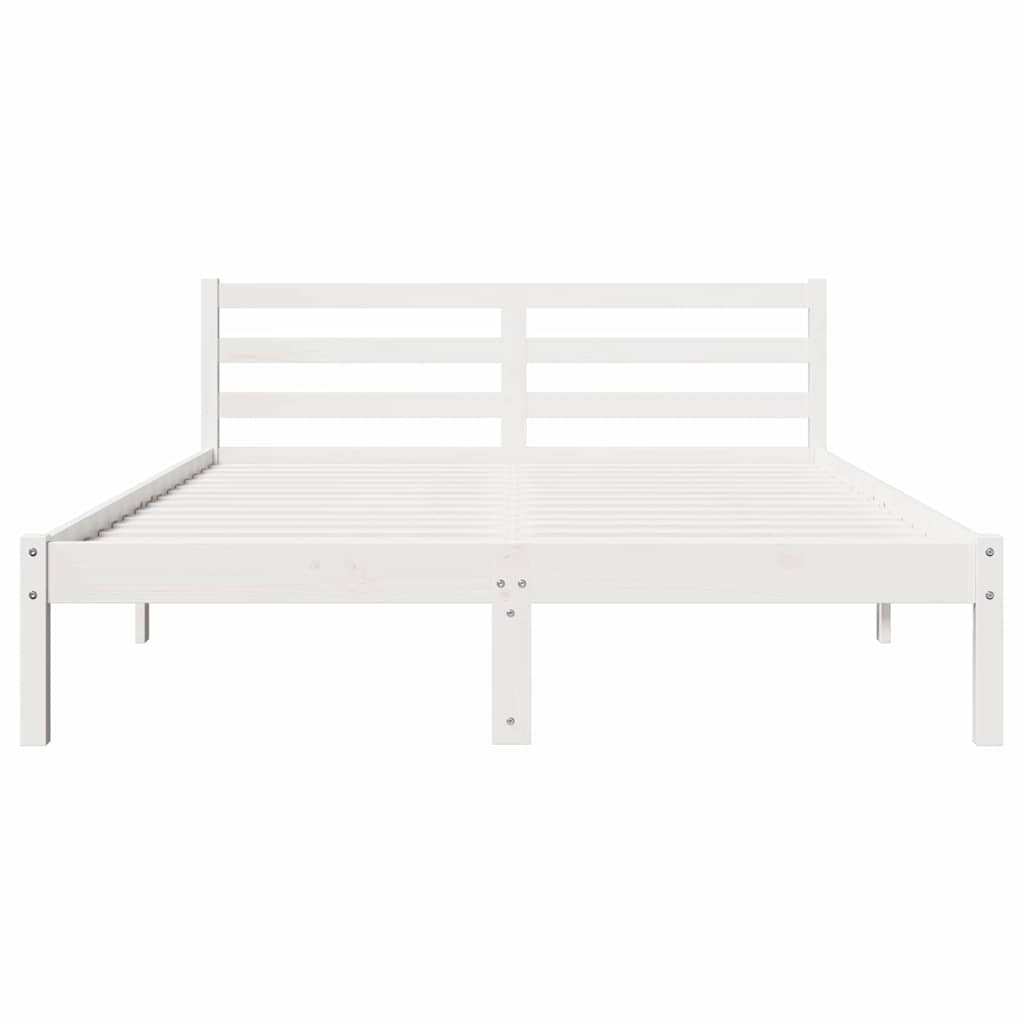 Cadre de lit Blanc 208.6 x 157.6 x 69.4 cm Pin massif - XIOS