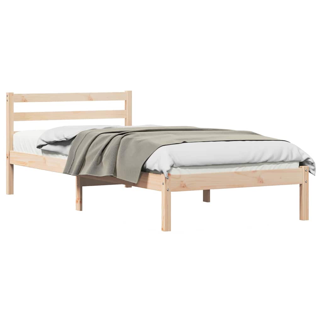 Cadre de lit Marron 208.6 x 157.6 x 69.4 cm Pin massif - XIOS