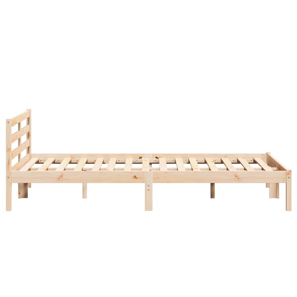 Cadre de lit Marron 208.6 x 157.6 x 69.4 cm Pin massif - XIOS
