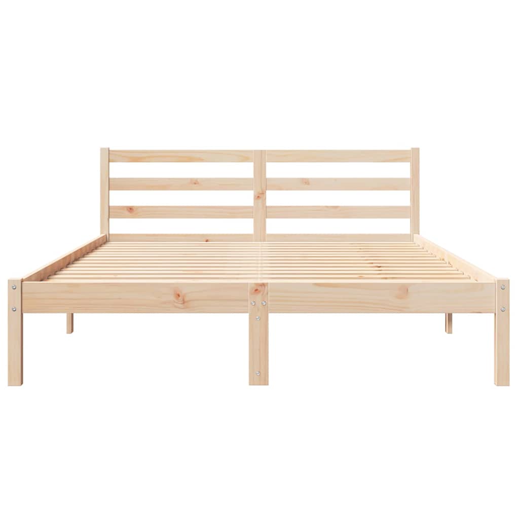 Cadre de lit Marron 208.6 x 157.6 x 69.4 cm Pin massif - XIOS