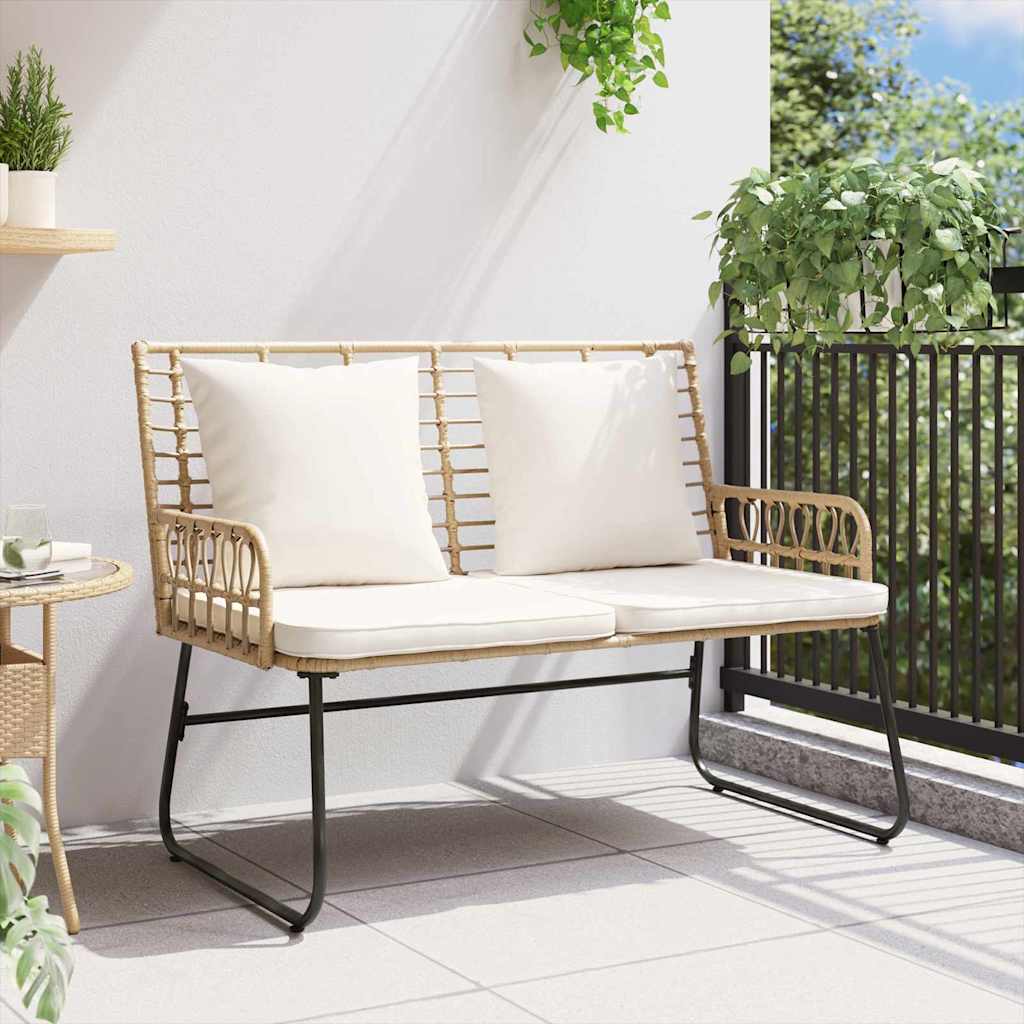 Banc de jardin Marron et Crème polyrotin - XIOS