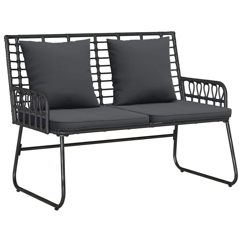Ensemble de salle à manger pour jardin 3 pcs Noir et anthracite - XIOS