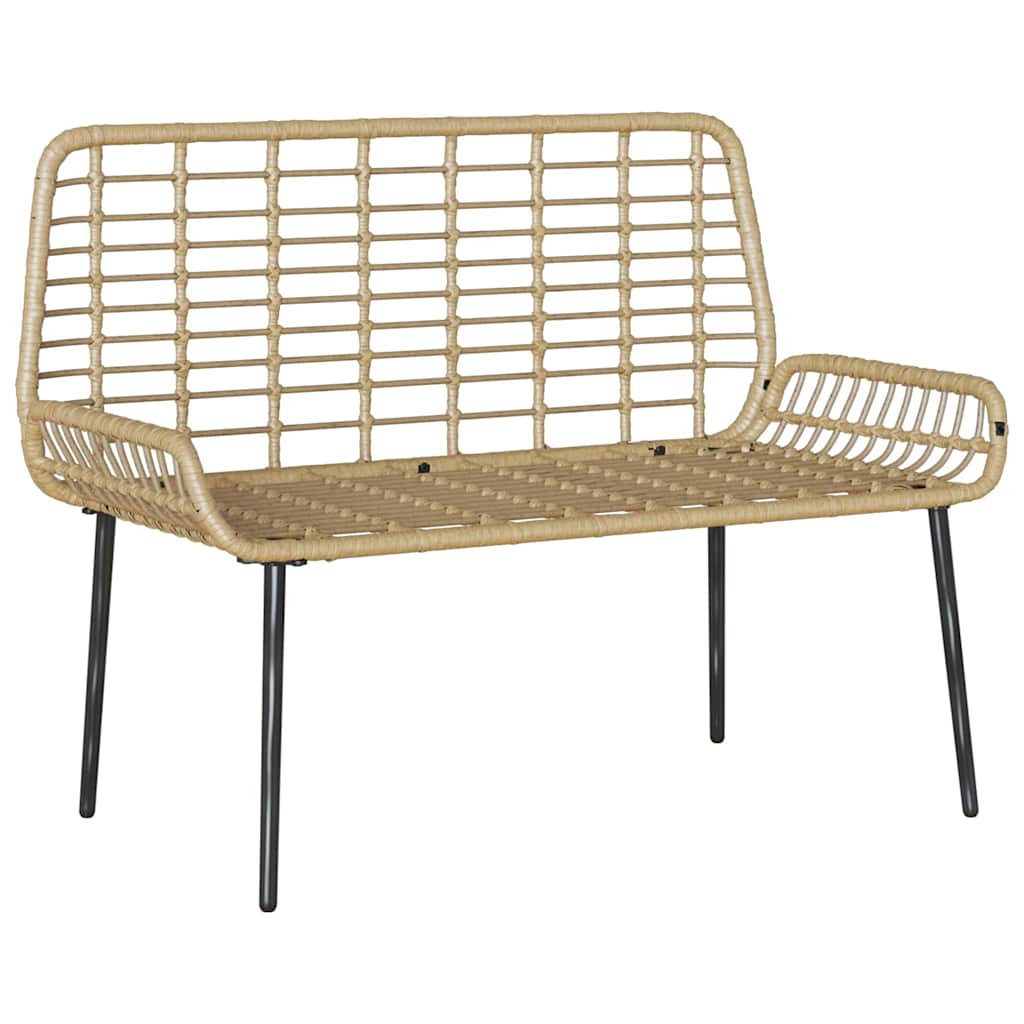 Banc de jardin Marron et Crème polyrotin - XIOS