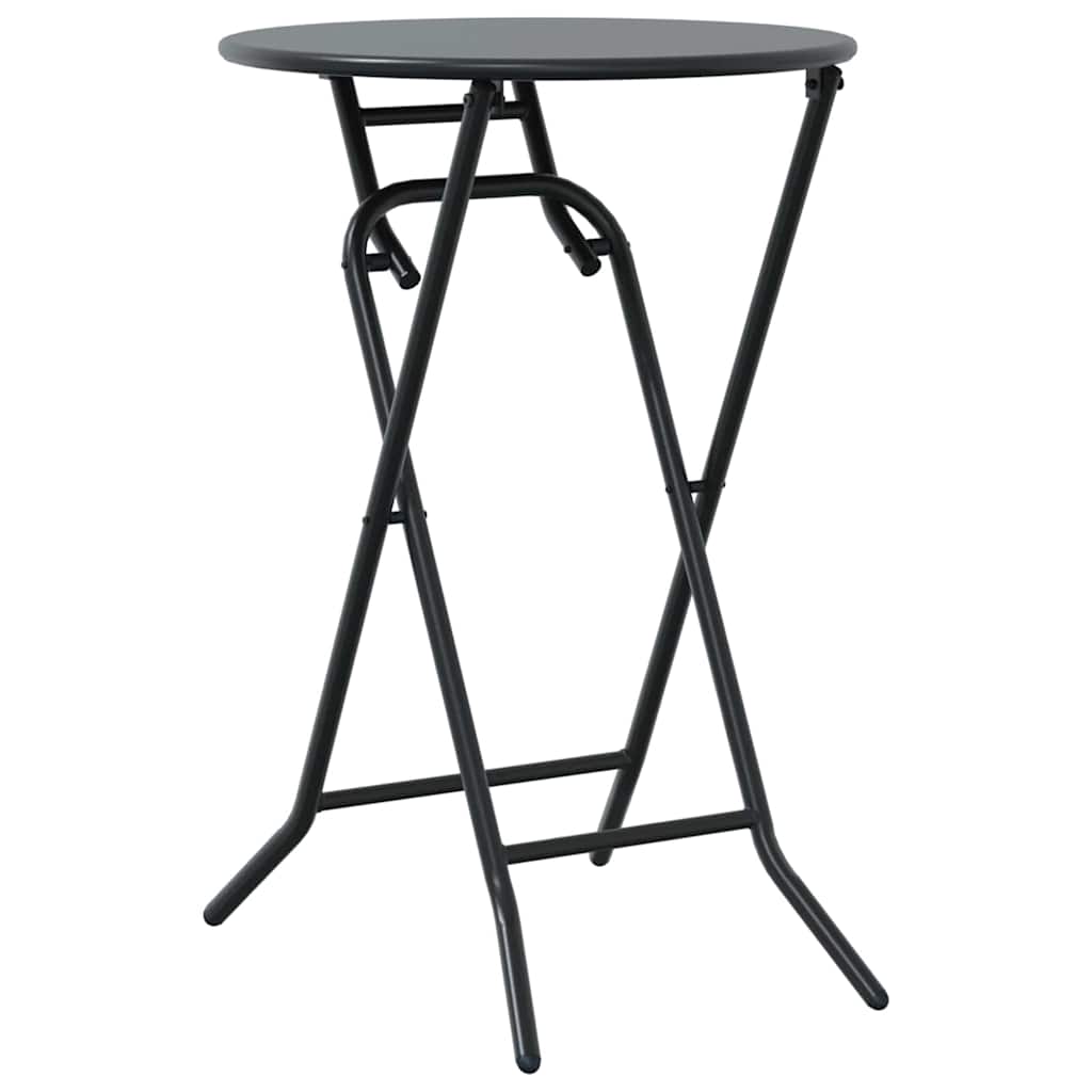 Ensemble bistro de jardin 3 pcs Anthracite Acier - XIOS
