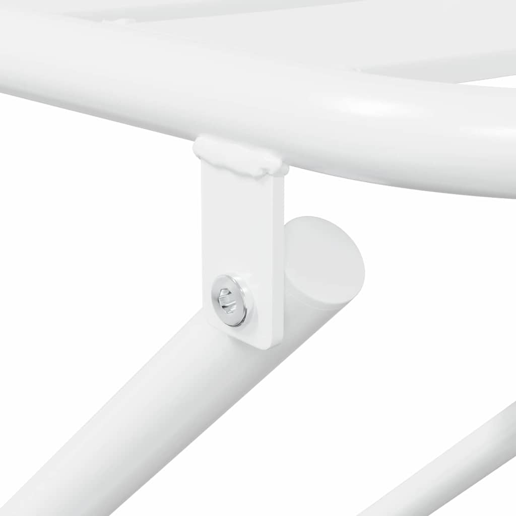 Ensemble bistro de jardin 3 pcs Blanc Acier - XIOS