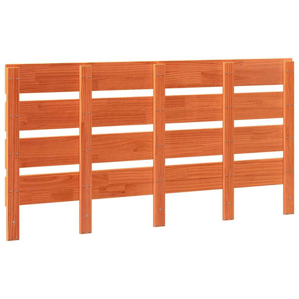 Tête de lit Brun cire 160,5 x 3 x 80 cm Pin massif - XIOS