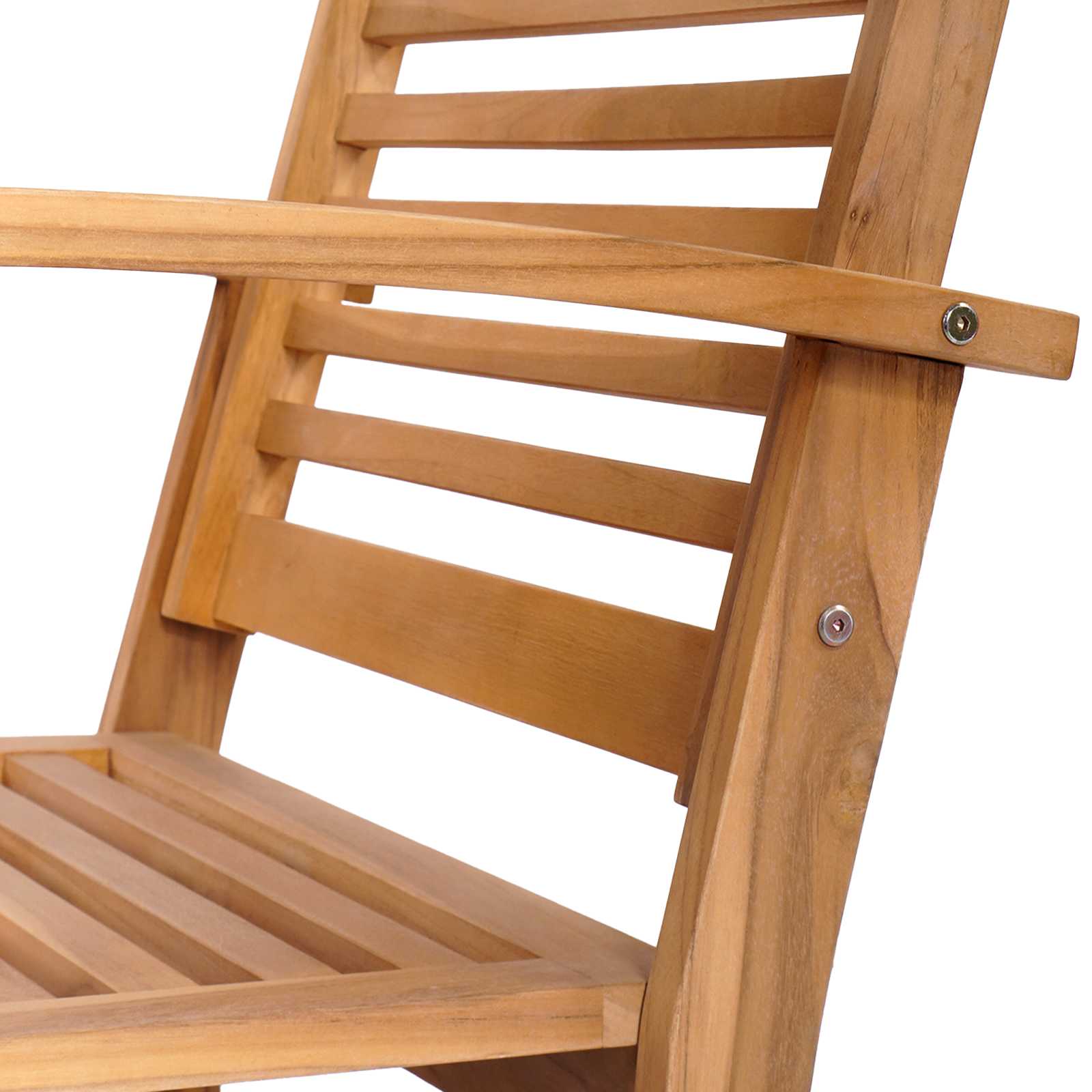 Ensemble de canapé de jardin 4 pcs Naturel Bois de teck massif - XIOS