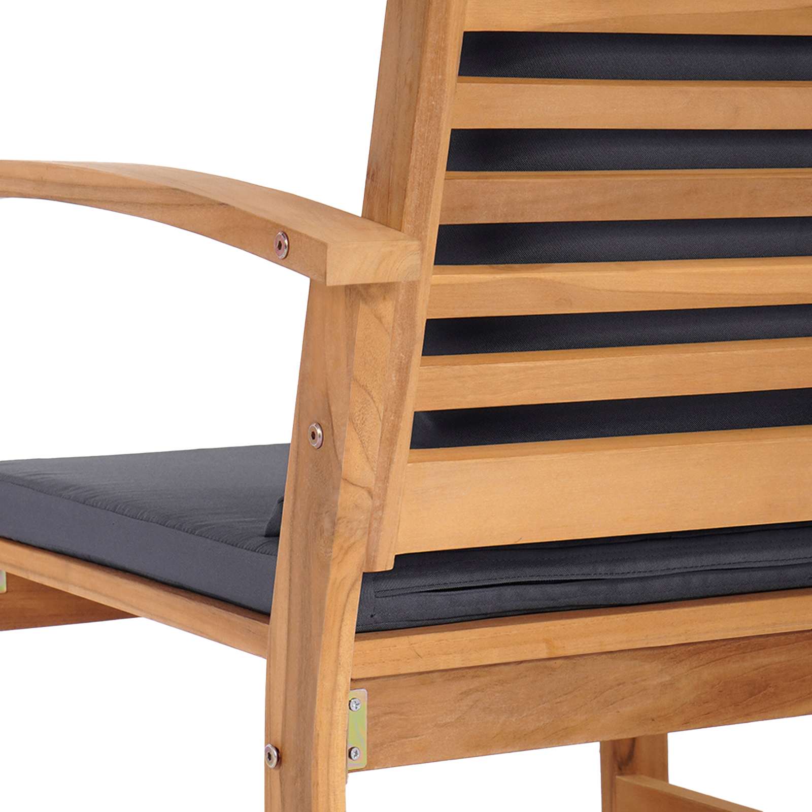 Ensemble de canapé de jardin 4 pcs Naturel Bois de teck massif - XIOS