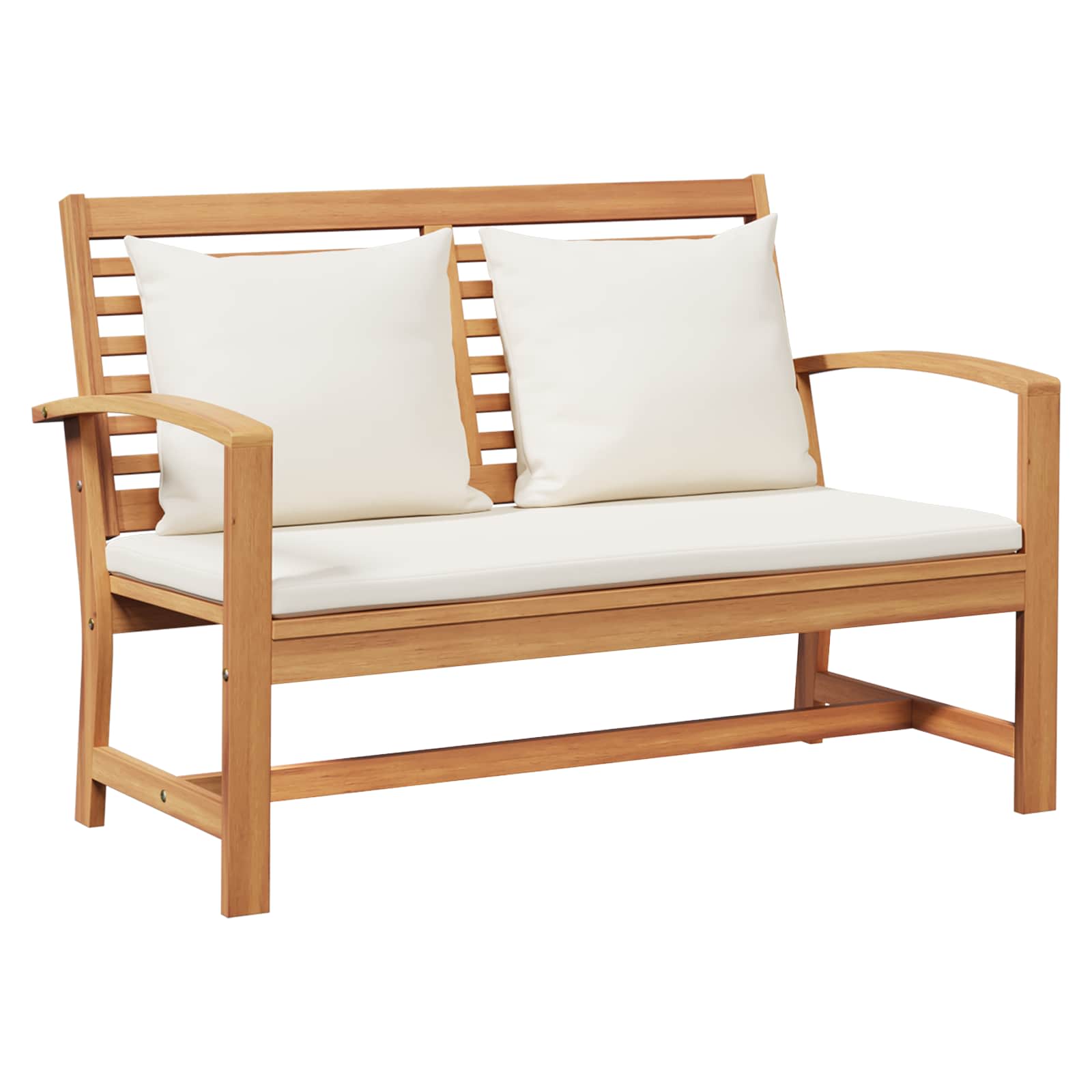 Ensemble de canapé de jardin 3 pcs Naturel Bois de teck massif - XIOS