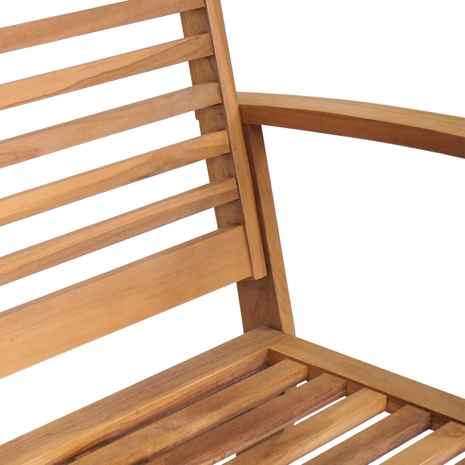 Ensemble de canapé de jardin 5 pcs Naturel Bois de teck massif - XIOS