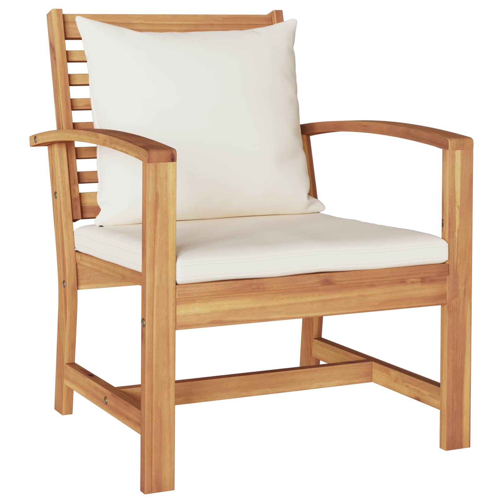 Ensemble de canapé de jardin 5 pcs Naturel Bois de teck massif - XIOS