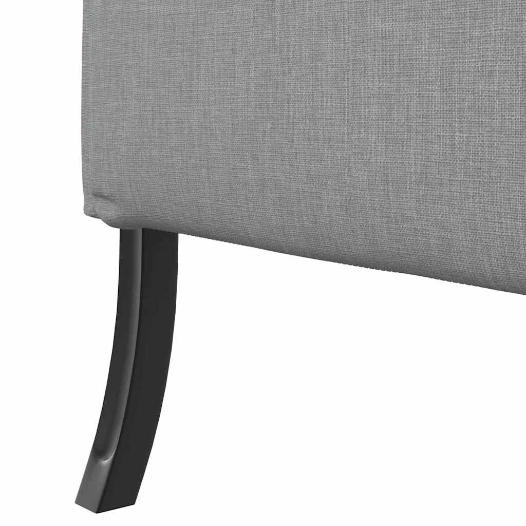 Canapé à Haut Dossier Gris clair 109 x 56 x 121 cm tissu - XIOS