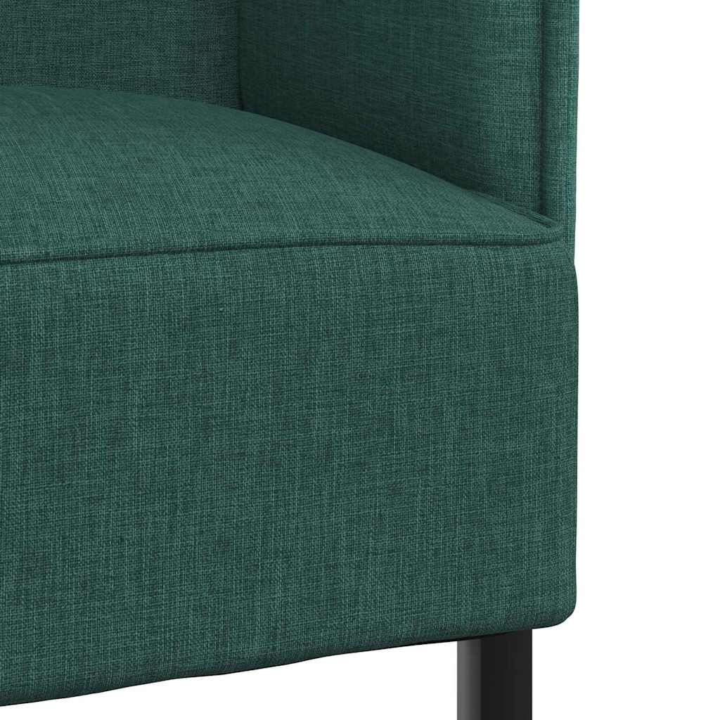Canapé à Haut Dossier 101cm Vert foncé tissu - XIOS