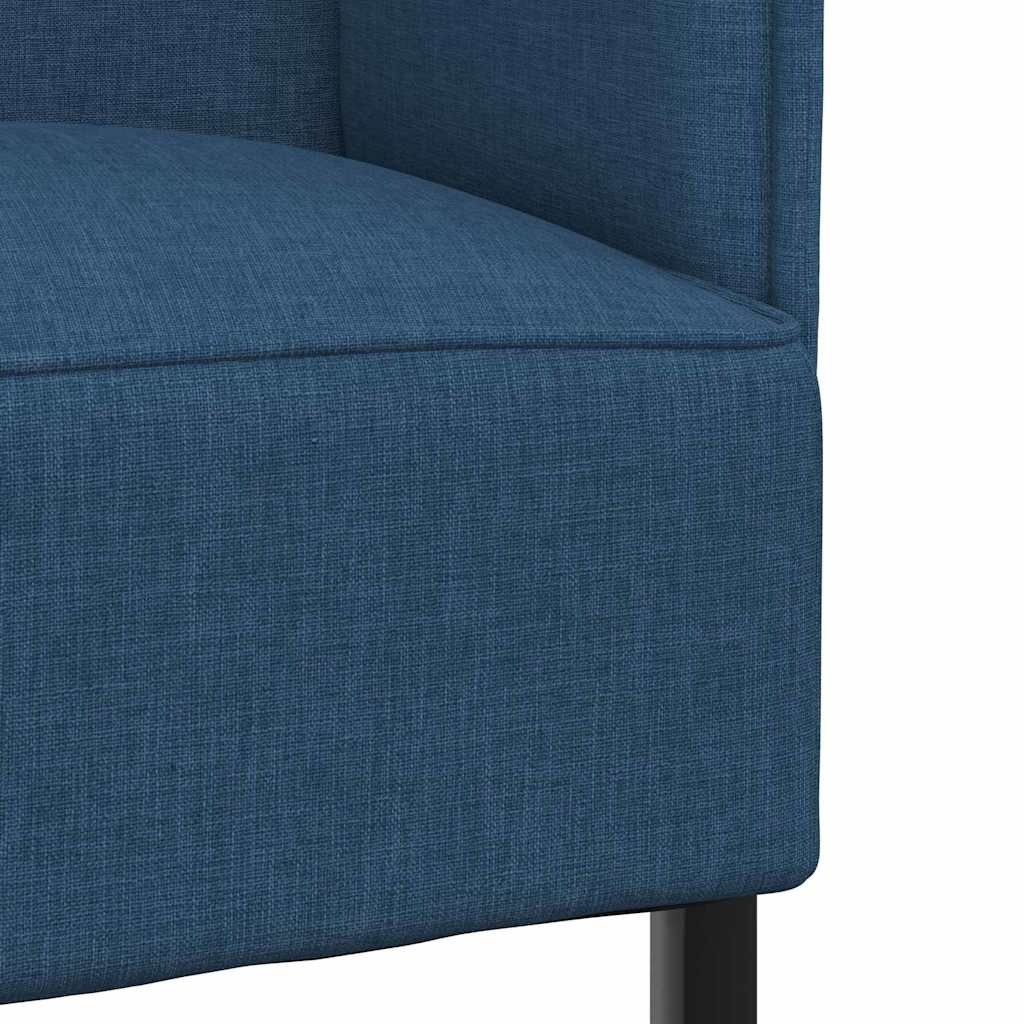 Canapé à Haut Dossier 101cm Bleu tissu - XIOS