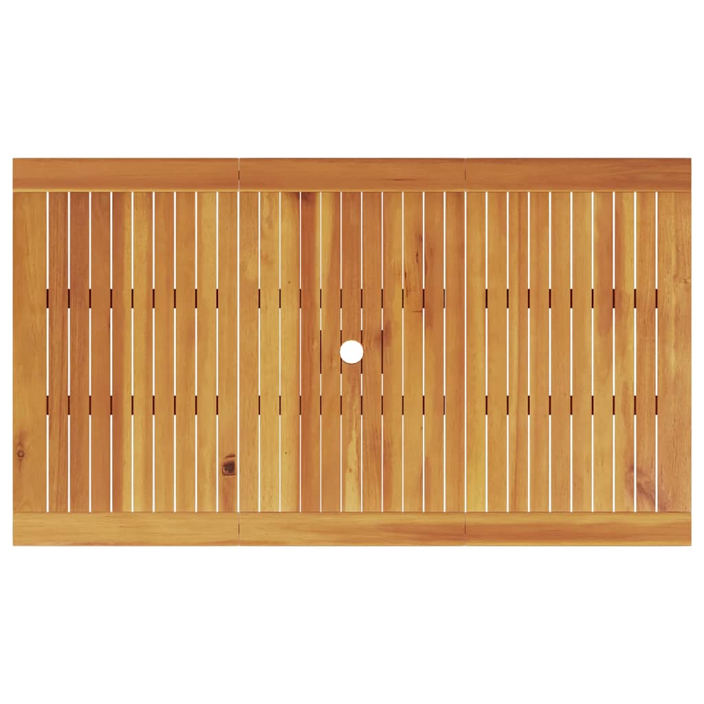 Ensemble de salle à manger pour jardin 5 pcs Marron - XIOS