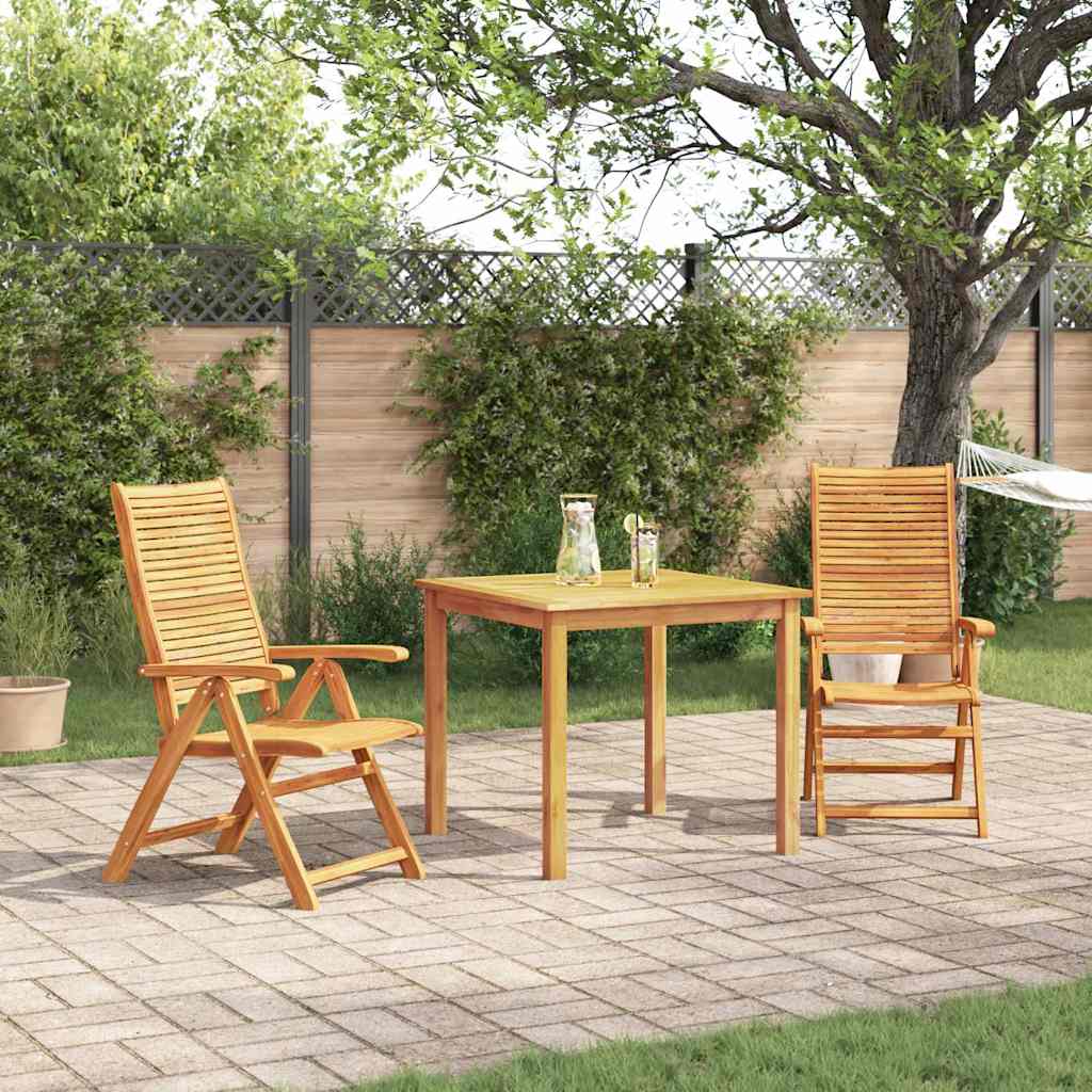 Ensemble de salle à manger pour jardin 3 pcs Marron - XIOS