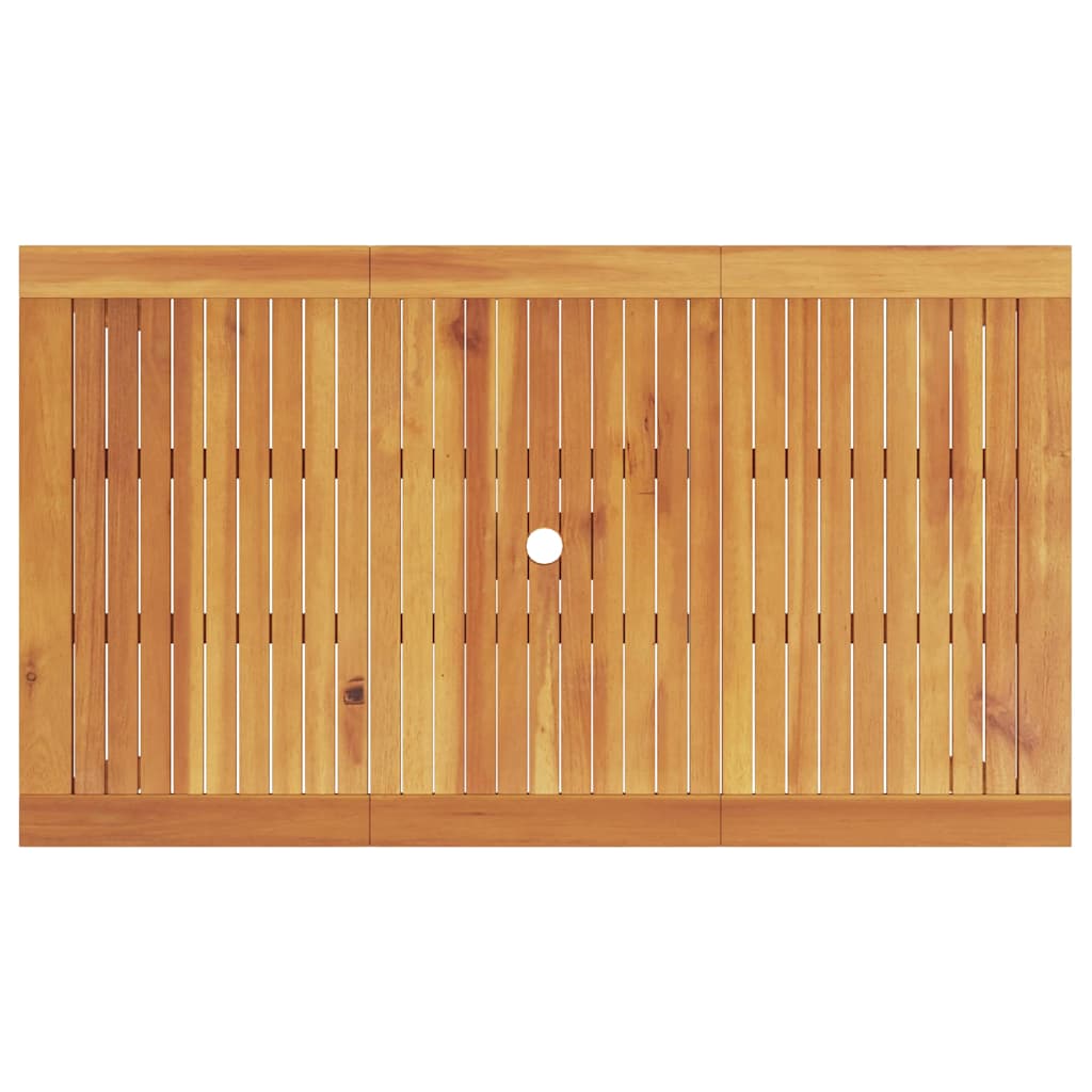 Ensemble de salle à manger pour jardin 7 pcs Marron - XIOS