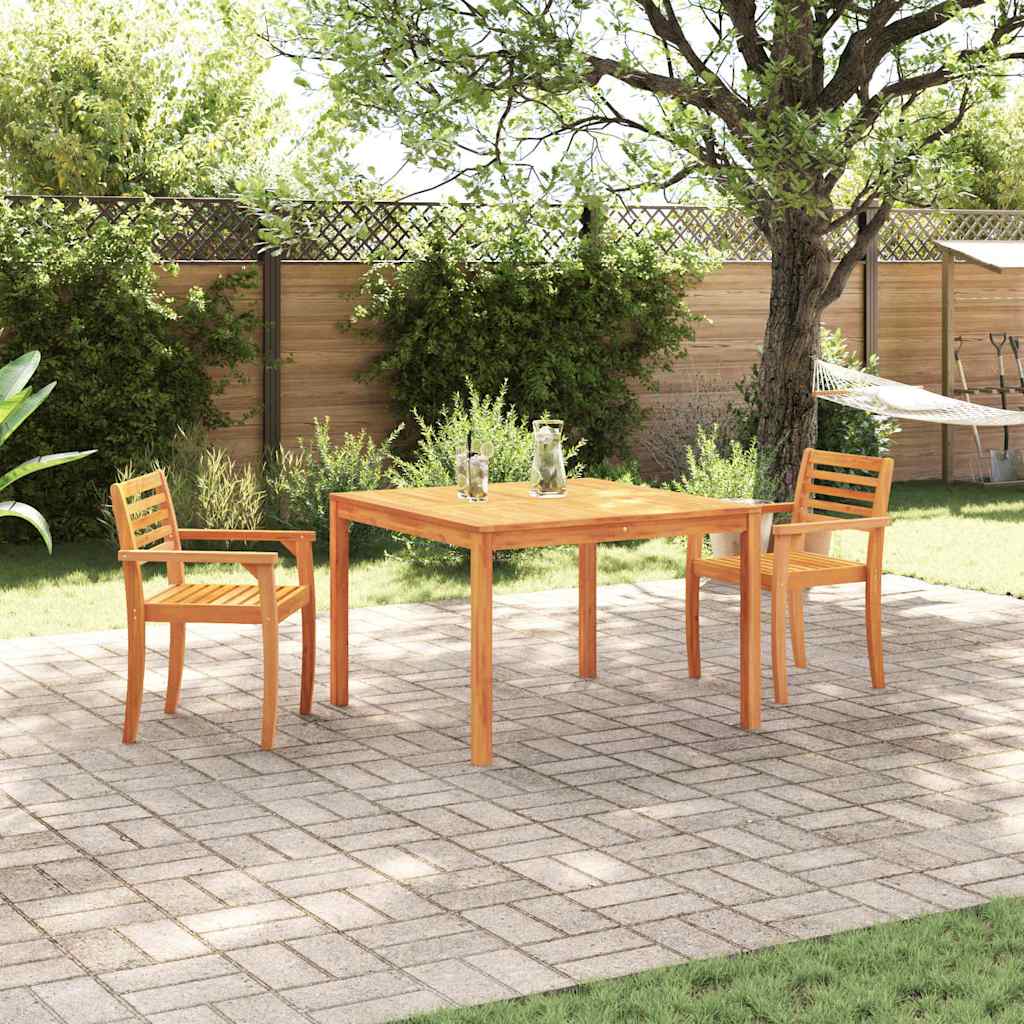 Ensemble de salle à manger pour jardin 3 pcs Marron - XIOS