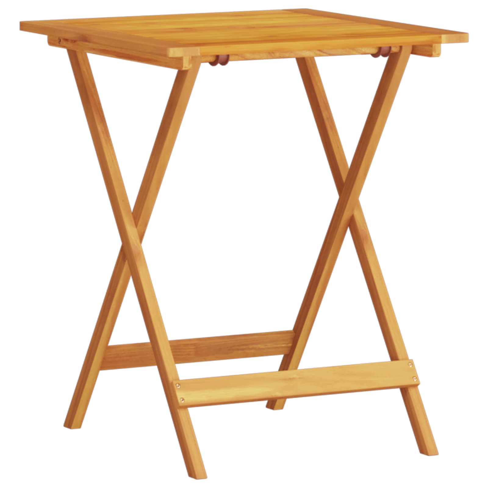 Ensemble bistro pliant 3 pcs Marron Bois d'Acacia Massif - XIOS