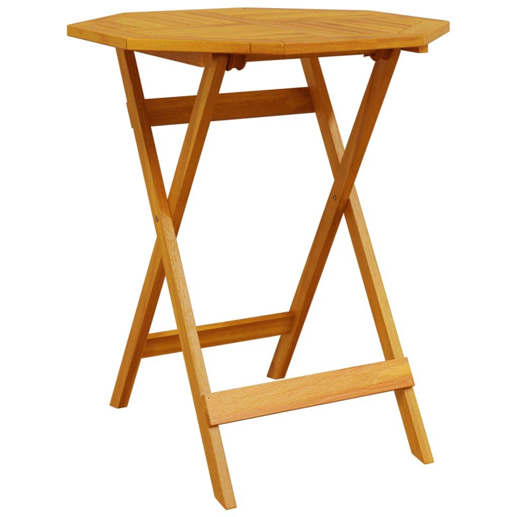 Ensemble bistro pliant 3 pcs Marron Bois d'Acacia Massif - XIOS