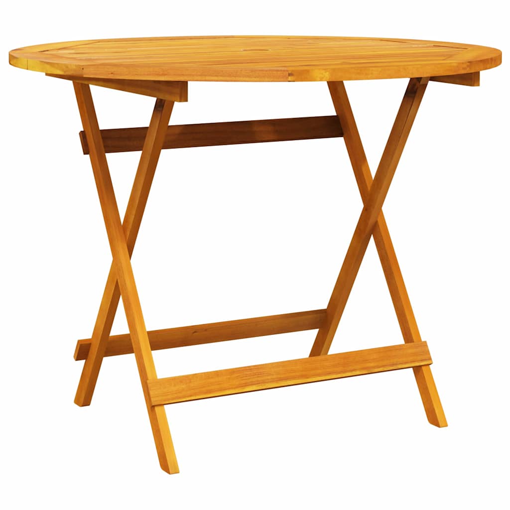 Ensemble de salle à manger pour jardin 5 pcs Marron