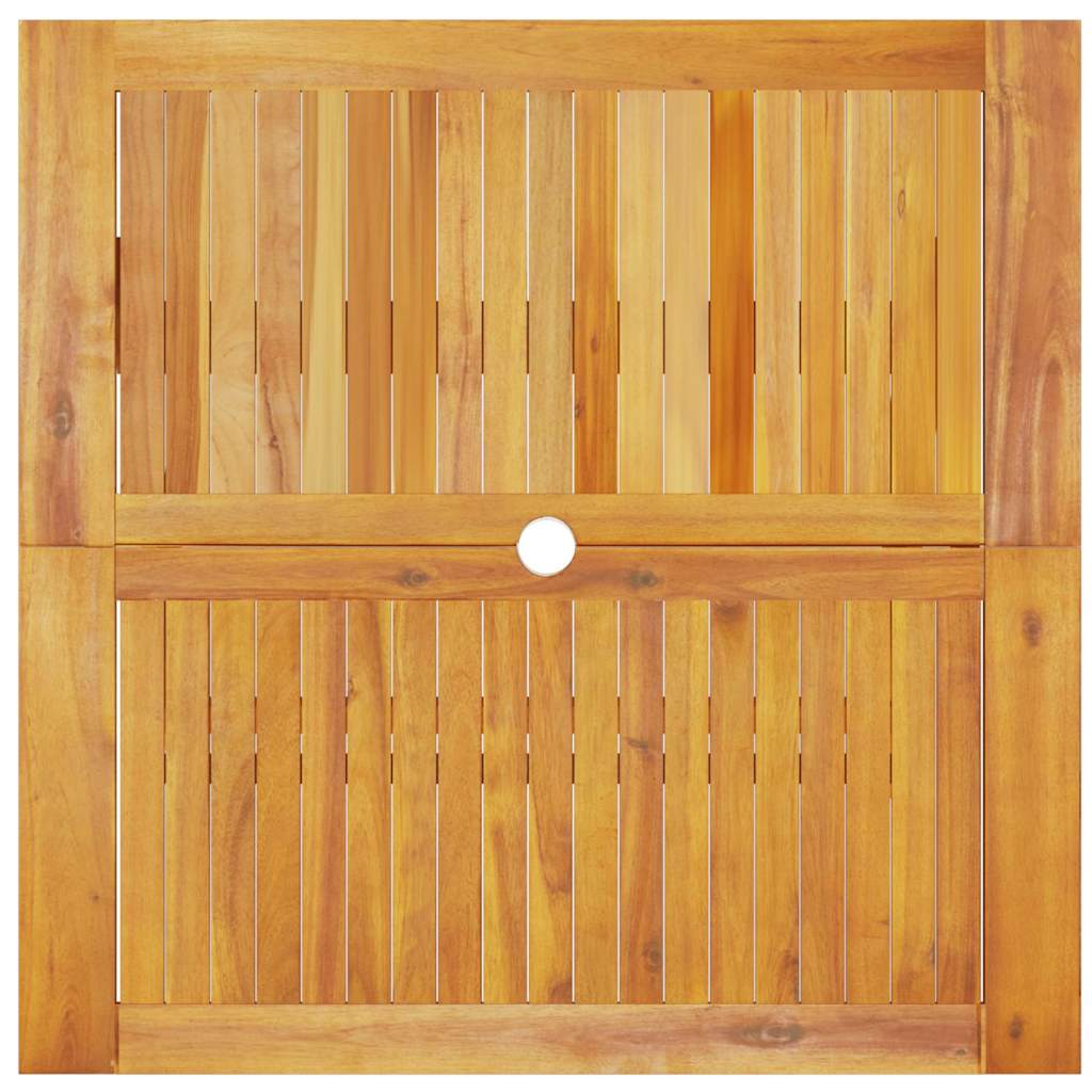 Ensemble de salle à manger pour jardin 5 pcs Marron