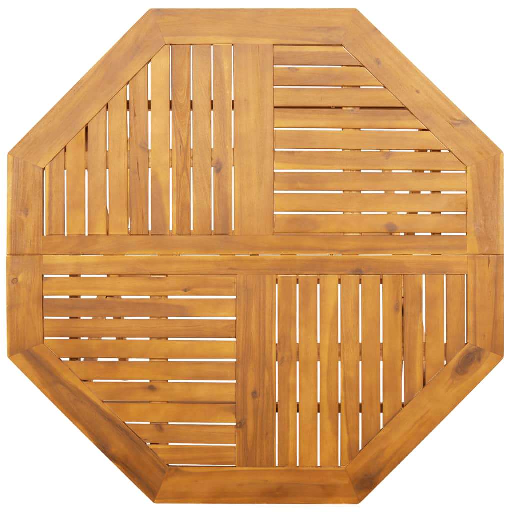 Ensemble de salle à manger pour jardin 5 pcs Marron - XIOS