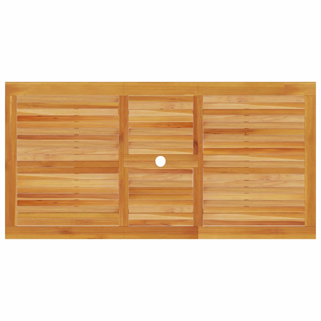 Ensemble de salle à manger pour jardin 5 pcs Marron - XIOS