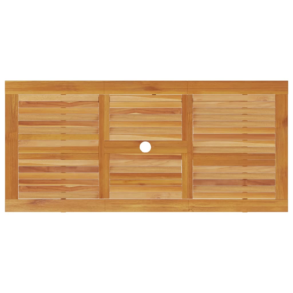 Ensemble de salle à manger pour jardin 5 pcs Marron - XIOS