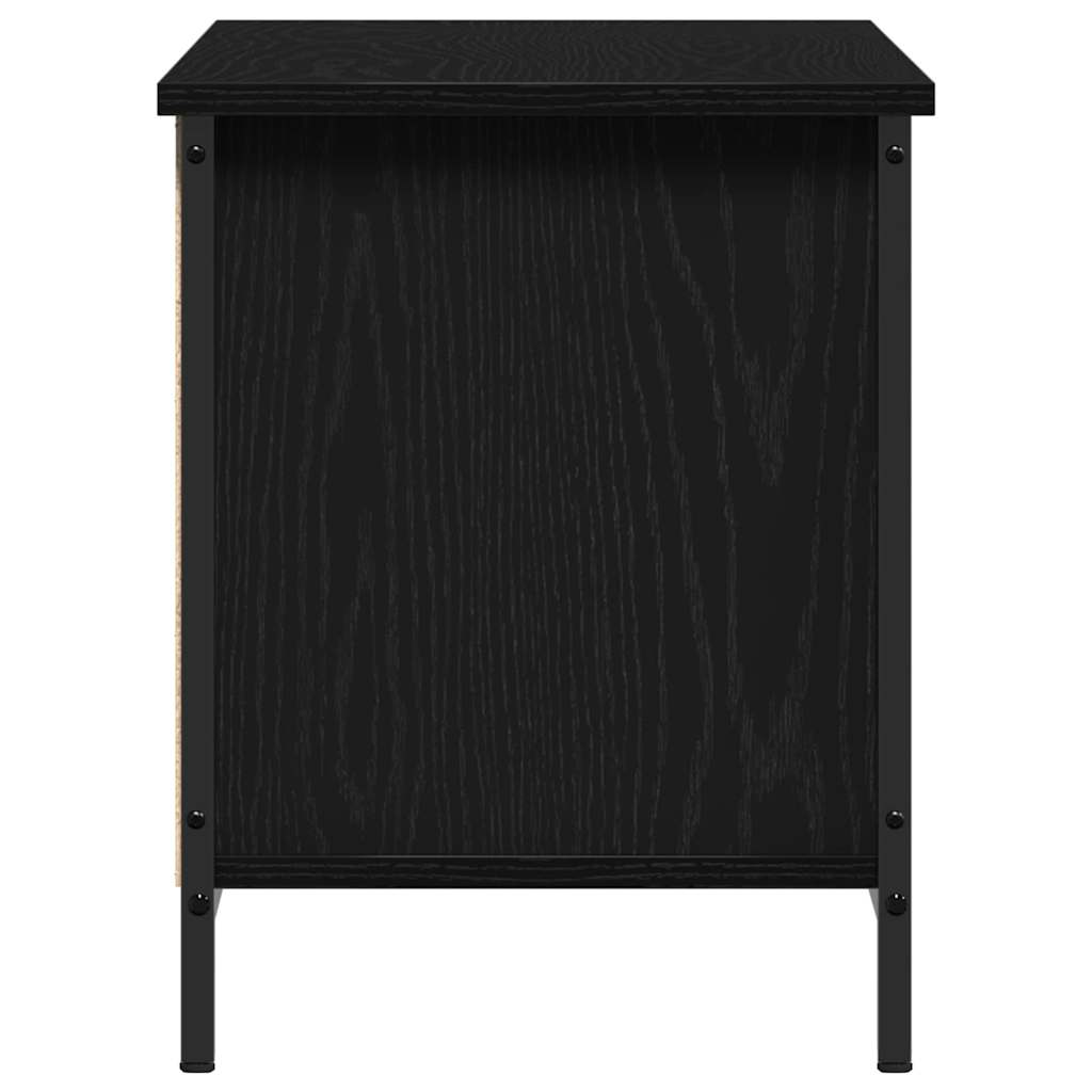 Meuble TV Chêne noir 102 x 35 x 45 cm Bois d'ingénierie - XIOS