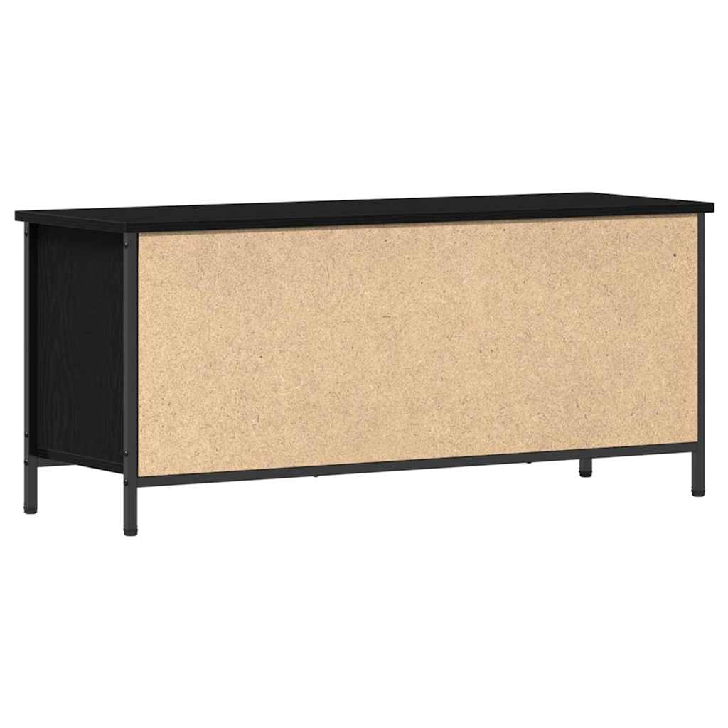 Meuble TV Chêne noir 100 x 35 x 45 cm Bois d'ingénierie