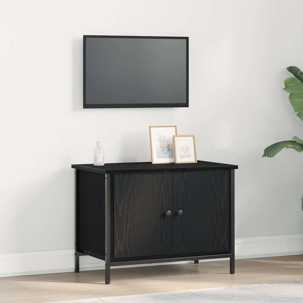 Meuble TV Chêne noir 60 x 35 x 45 cm Bois d'ingénierie