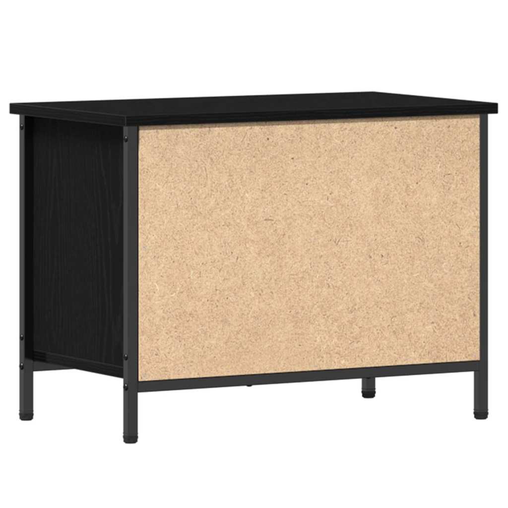 Meuble TV Chêne noir 60 x 35 x 45 cm Bois d'ingénierie