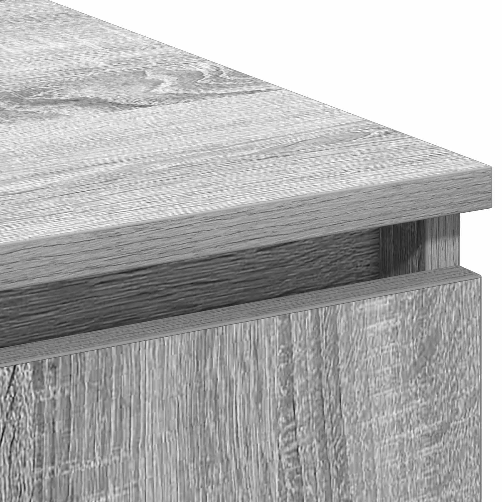 Meuble TV Gris Sonoma 180 x 38 x 49 cm Bois d'ingénierie