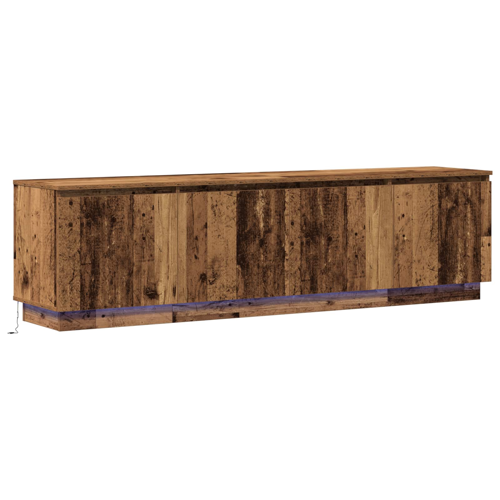 Meuble TV 180 x 38 x 49 cm Bois Ancien Bois d'ingénierie - XIOS
