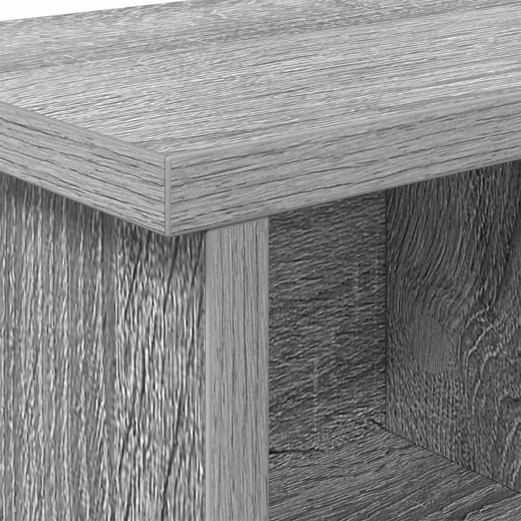 Porte-manteau mural avec étagère Sonoma gris 50 x 16 x 26 cm