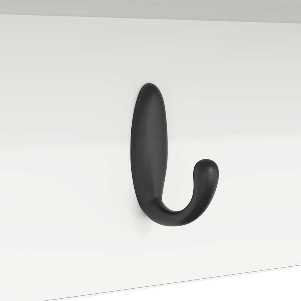 Porte-manteau mural Blanc 100 x 16 x 26 cm Bois d'ingénierie - XIOS