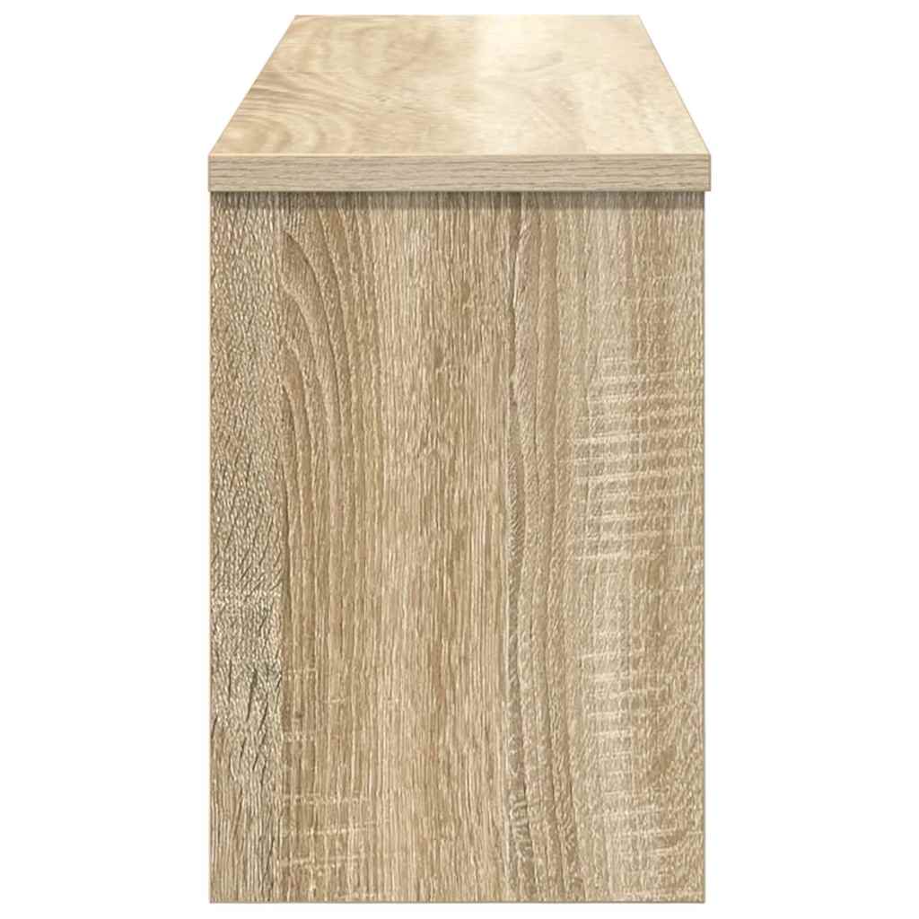 Porte-manteau mural avec étagère Chêne sonoma 80 x 20 x 30 cm - XIOS