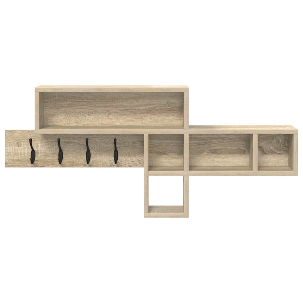 Porte-manteau mural Chêne sonoma 100 x 12 x 43,5 cm