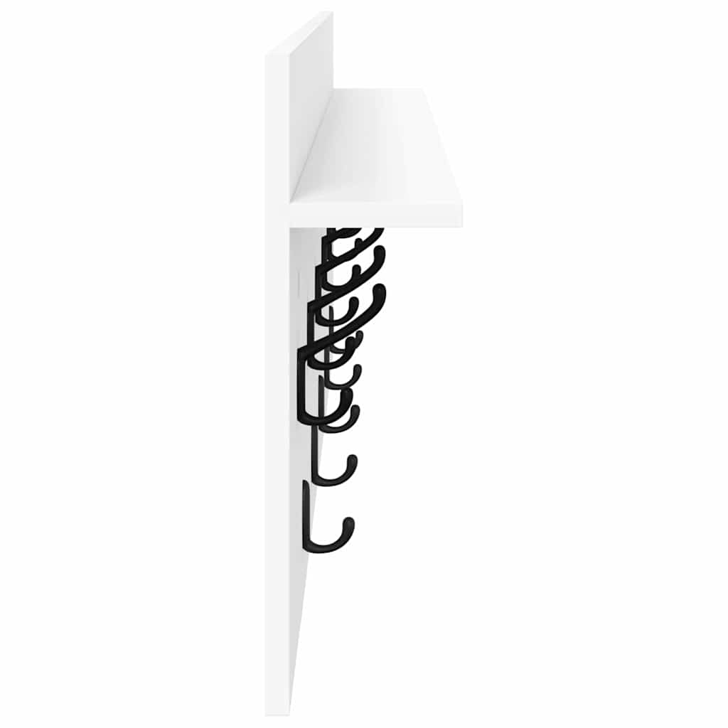 Porte-manteau mural Blanc 100 x 40 x 12 cm Bois d'ingénierie - XIOS