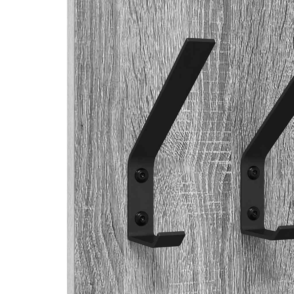 Porte-manteau mural Montage mural Sonoma gris 20 x 1.5 x 100 cm - XIOS