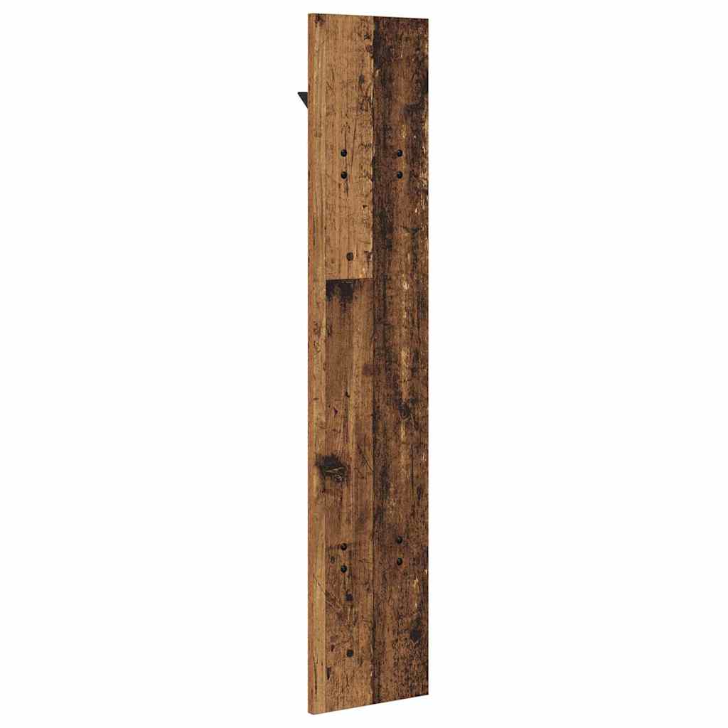 Porte-manteau mural Montage mural Bois ancien 20 x 1.5 x 100 cm - XIOS