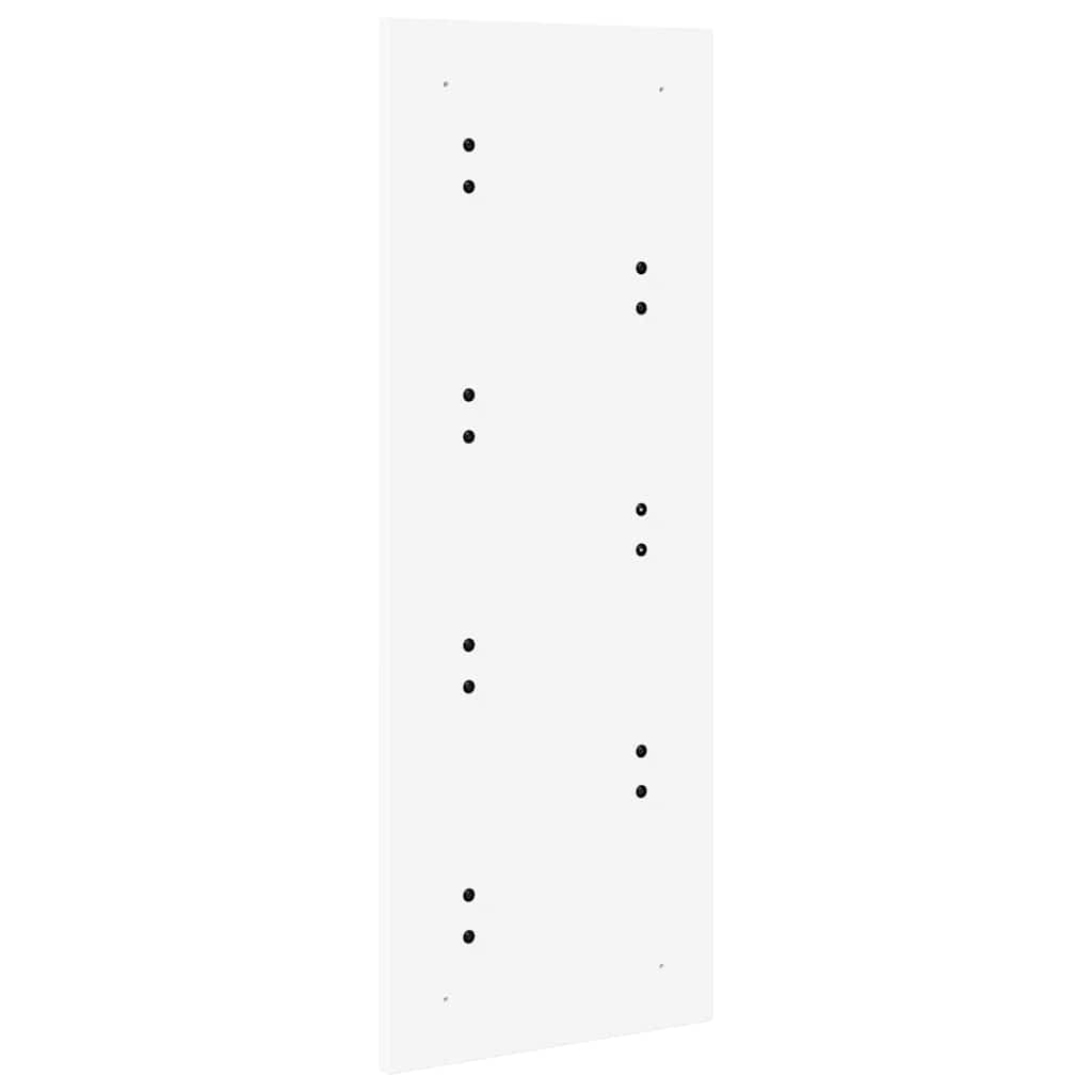 Porte-manteau mural Blanc 30 x 1.5 x 80 cm Bois d'ingénierie - XIOS