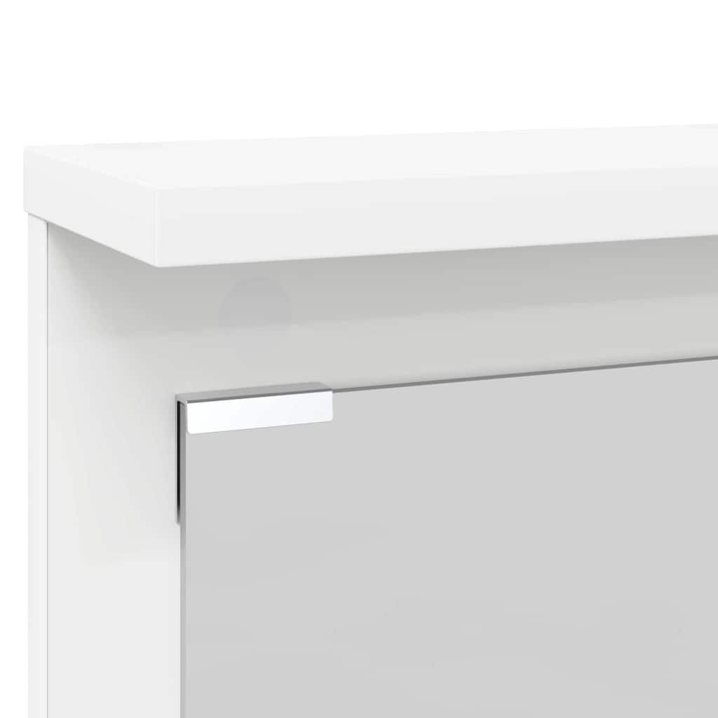 Porte-manteau mural Blanc 84 x 10 x 80 cm Bois d'ingénierie - XIOS