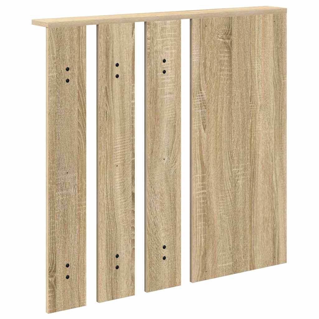 Porte-manteau mural avec étagère Chêne sonoma 84 x 10 x 80 cm - XIOS