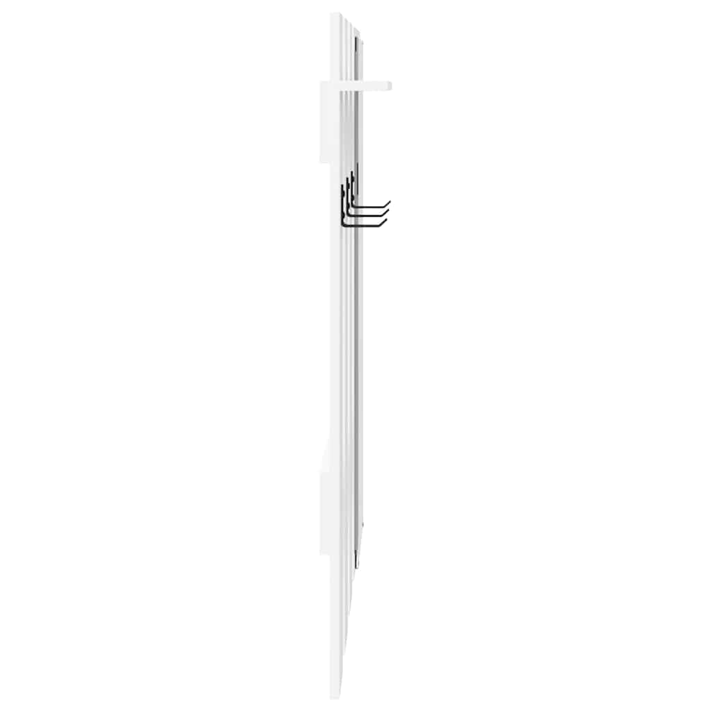 Porte-manteau mural Blanc 100 x 10 x 100 cm Bois d'ingénierie - XIOS