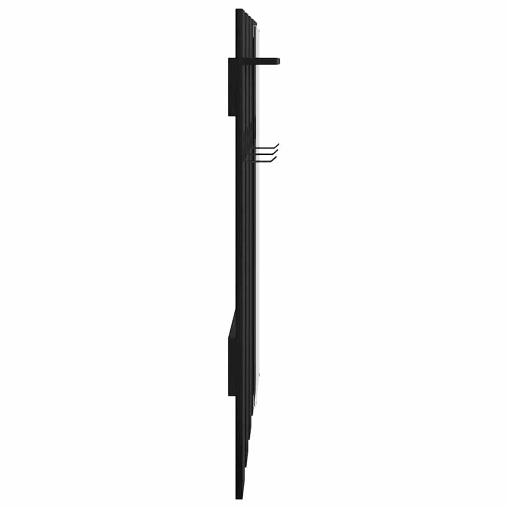 Porte-manteau mural Montage mural Chêne noir 100 x 10 x 100 cm - XIOS