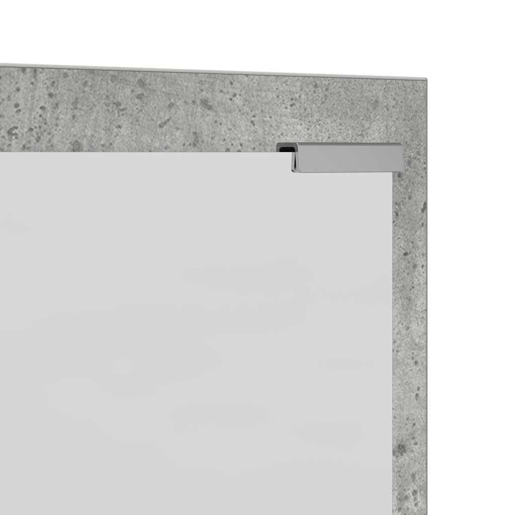 Porte-manteau mural Montage mural Gris béton 100 x 10 x 100 cm - XIOS