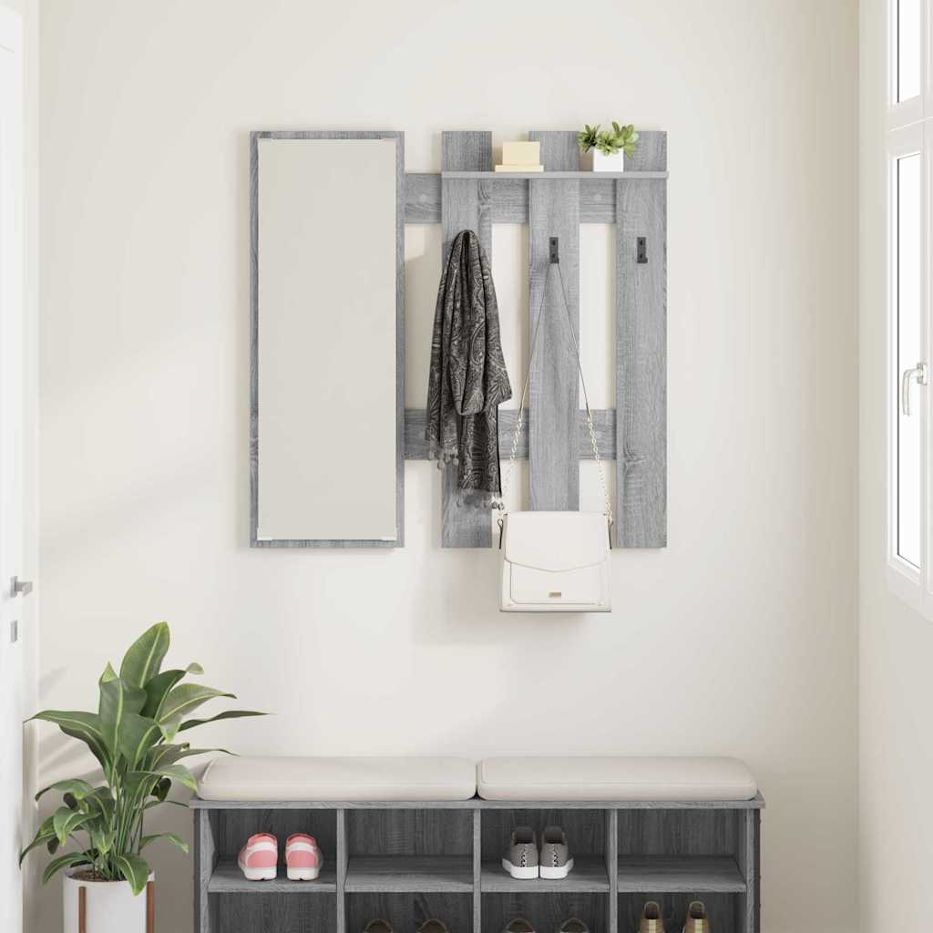 Porte-manteau mural Montage mural Gris sonoma 100 x 10 x 100 cm - XIOS